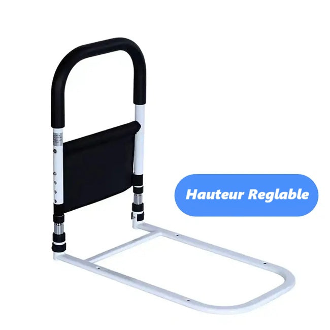 barre de lit avec hauteur réglable sur fond blanc
