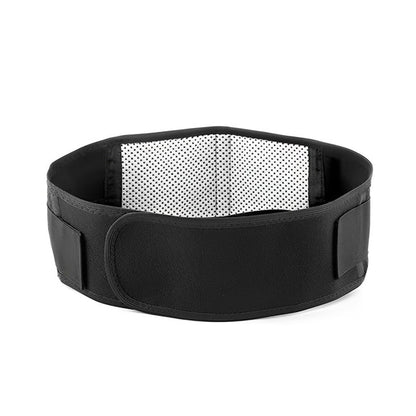 MagniTherm - Ceinture lombaire thermocorrectrice unisexe avec aimants en tourmaline pour soulager les douleurs lombaires et améliorer la posture, disponible sur Mr Bon Plan. Vu de face porter par une femme Vu sur fond blanc.